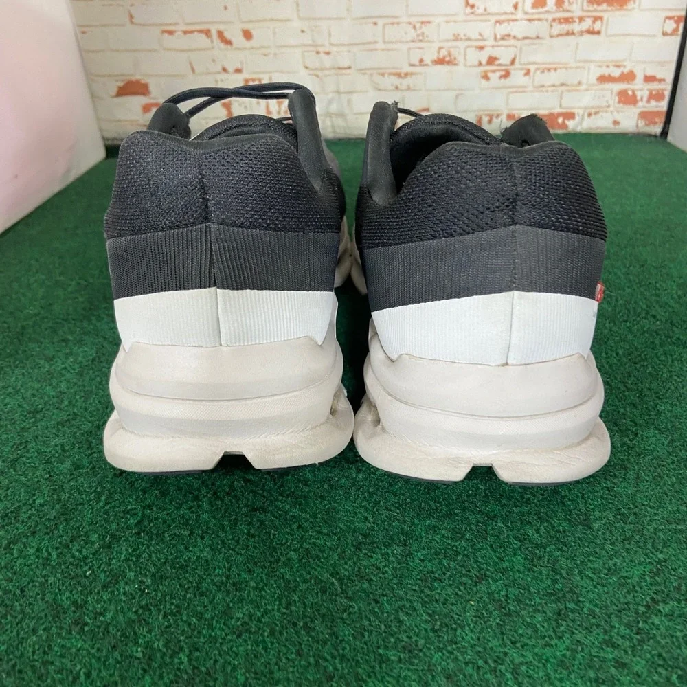 On Cloudrunner Running Shoes Men Size 13 Black Gray Sneakers